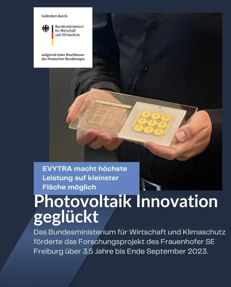 Photovoltaik-Innovation geglückt!